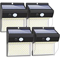 Los mejores  - Litogo Luz Solar Exterior 172 LED【4 Pack - 3 Modos】con Sensor de Movimiento- Luces LED Solares Exteriores 270º…